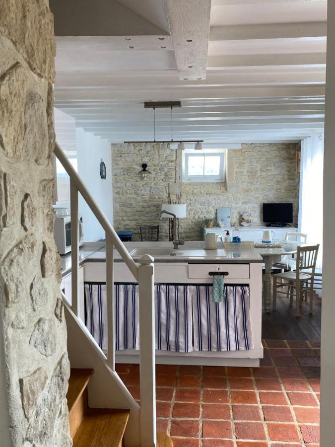 La Maison Bleue Port-en-Bessin-Huppain Luaran gambar