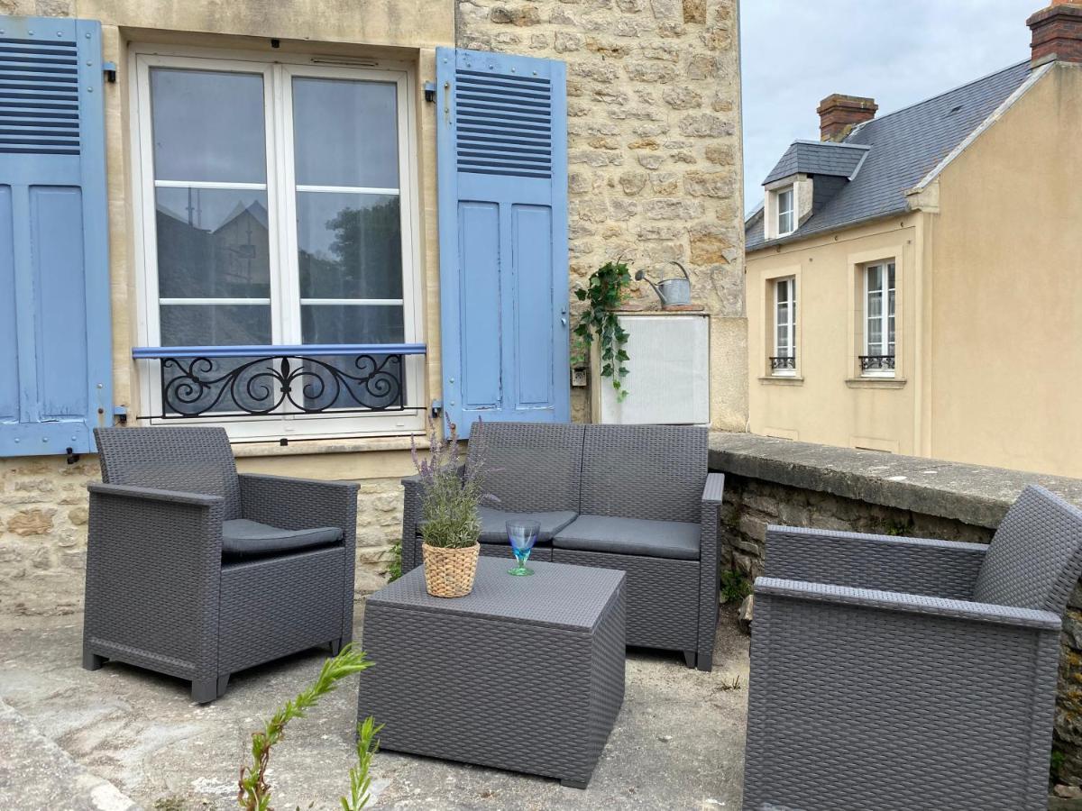 La Maison Bleue Port-en-Bessin-Huppain Luaran gambar